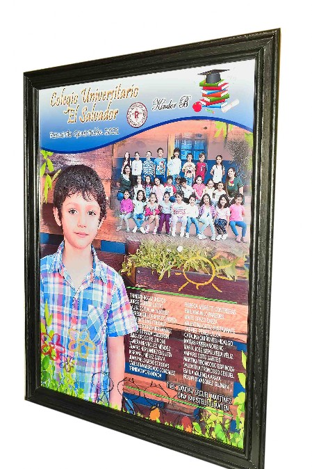 Muestra cuadro graduacion kinder vertical