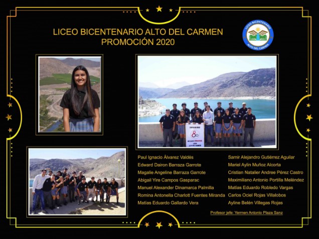 Marco para fotos niños cuarto medio