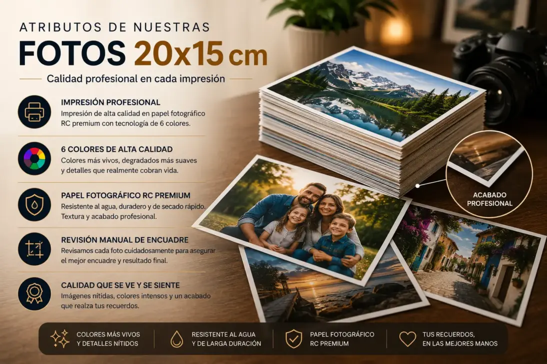 Collage de fotos de matrimonio en formato 20x15 cms
