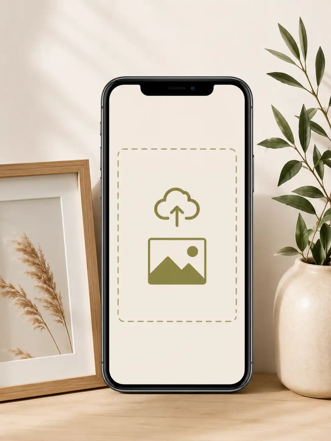 Sube tu fotografía desde celular o computadora para crear un cuadro personalizado con impresión fotográfica profesional.